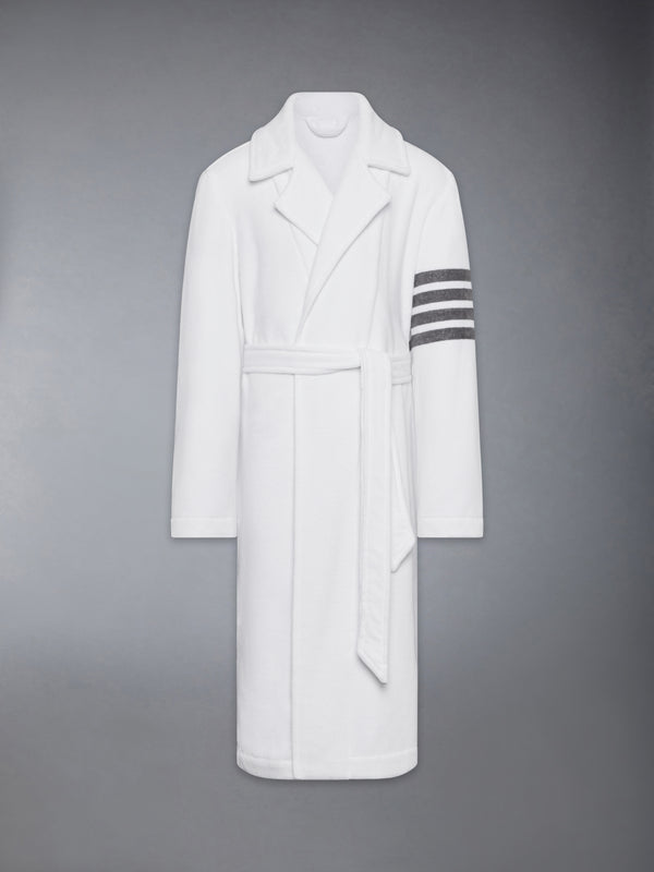 VELOUR 4-BAR TRENCH BATHROBE - featured image