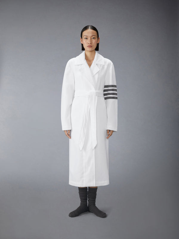 VELOUR 4-BAR TRENCH BATHROBE - image 5
