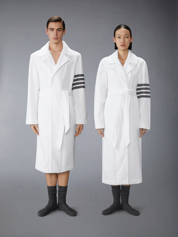 VELOUR 4-BAR TRENCH BATHROBE - image 2