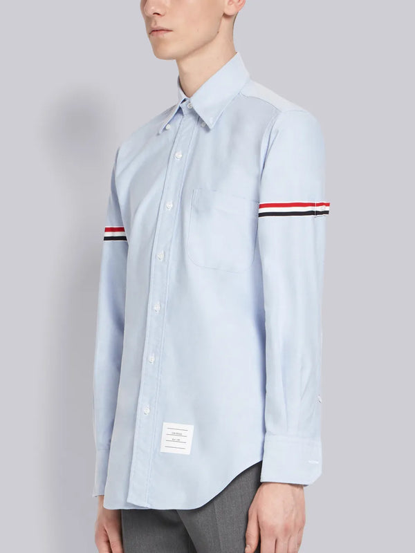 OXFORD SHIRT WITH GROSGRAIN ARMBANDS - image 3