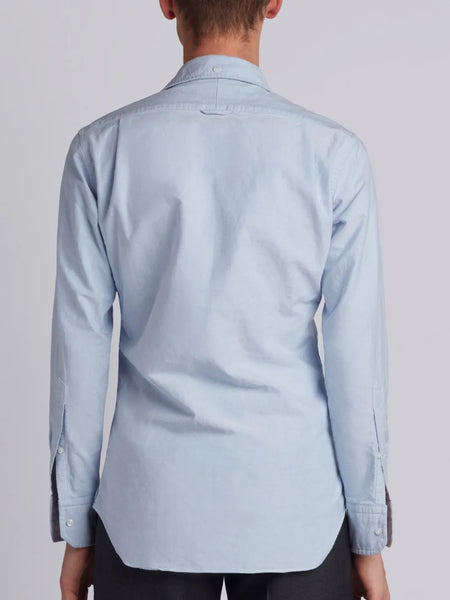 OXFORD SHIRT WITH GROSGRAIN PLACKET LIGHT BLUE