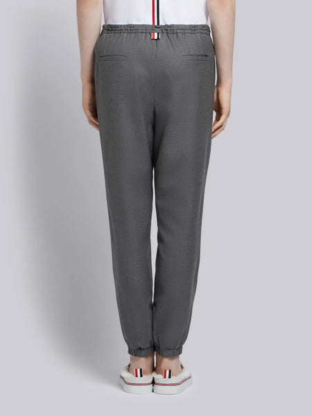 SUPER 120'S SWILL TRACK TROUSER MED GREY