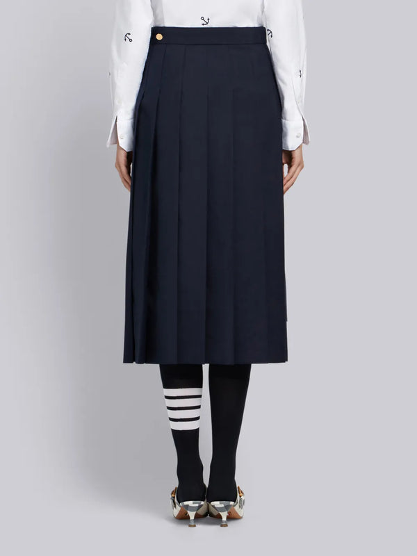 SCHOOL UNIFORM PLAIN WEAVE CLASSIC MIDI PLEATED SKIRT - image 3