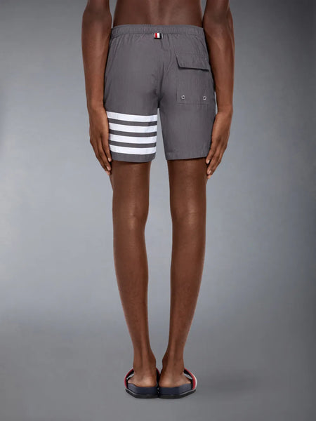 4-BAR SOLID TECH SWIM SHORT MED GREY