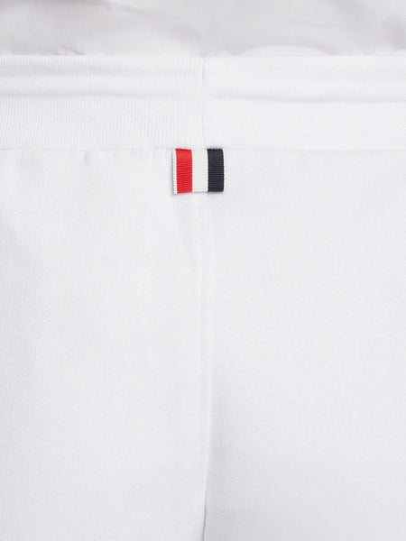 CLASSIC LOOPBACK STRIPE SWEATPANTS WHITE