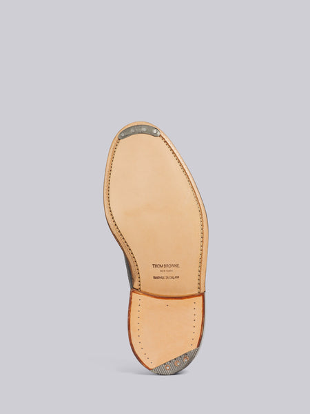 BLACK PEBBLED CALFSKIN MIX LONGWING BROGUE BLACK