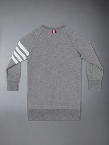 KID'S JERSEY 4-BAR CLASSIC SWEATDRESS MED GREY