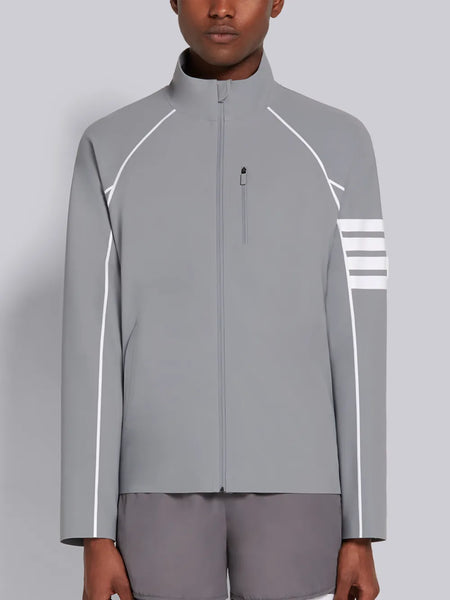 TOKIO 4-BAR COMPRESSION ZIP UP JACKET LT GREY