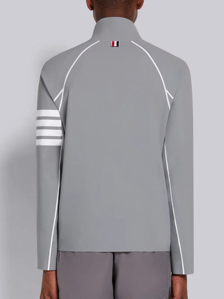 TOKIO 4-BAR COMPRESSION ZIP UP JACKET LT GREY