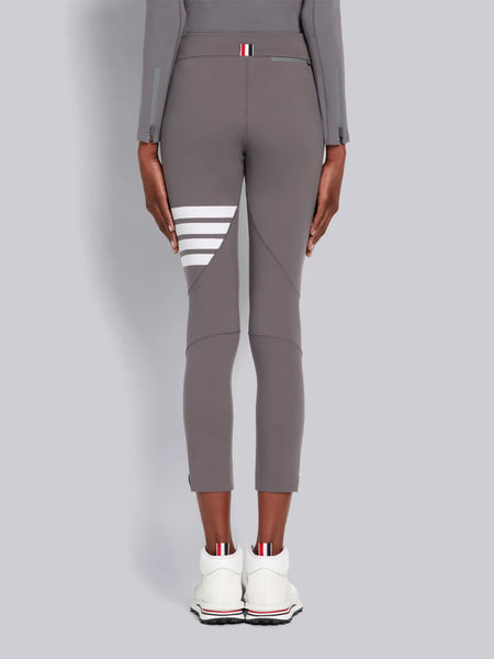 POLYAMIDE STRETCH INTERLOCK 4-BAR COMPRESSION TIGHTS MED GREY