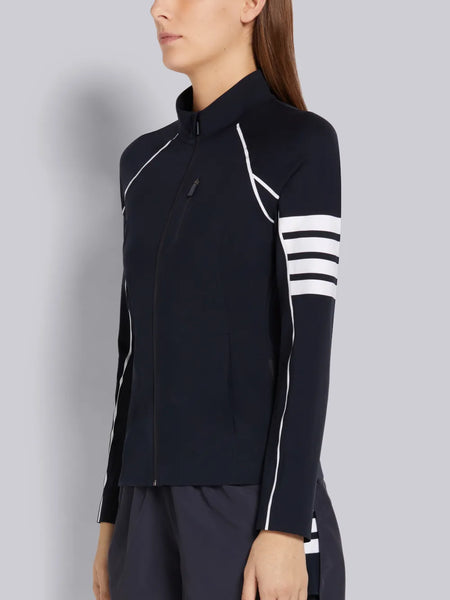 4-BAR COMPRESSION  ZIP UP JACKET NAVY