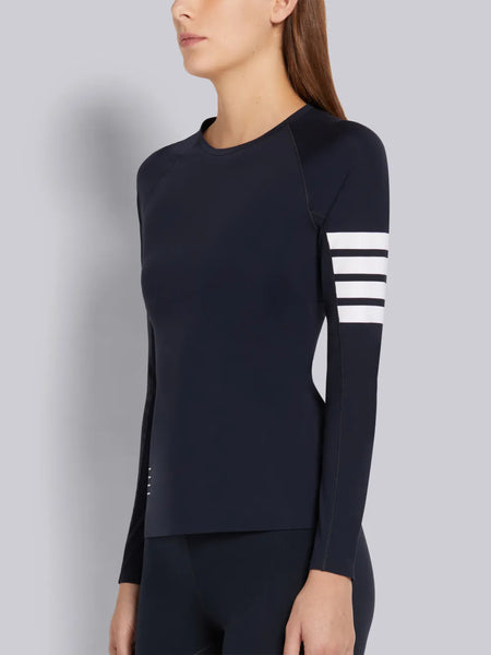 INTERLOCK 4-BAR COMPRESSION TEE NAVY