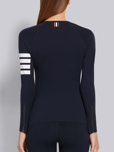 INTERLOCK 4-BAR COMPRESSION TEE NAVY