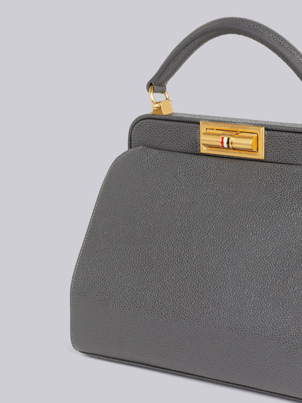 PEBBLE GRAIN LEATHER SMALL DOCTOR BAG - image 3