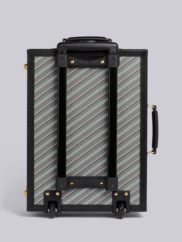 HARD SIDED CARRY ON SUITCASE WITH LEATHER FRAME IN MONOGRAM COATED CANVAS - L35, H49.5, W18 - image 2