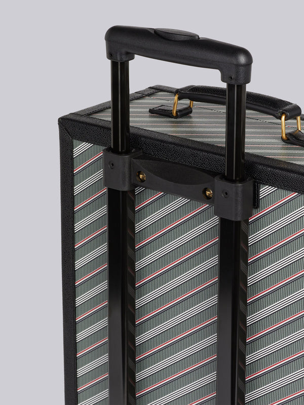 HARD SIDED CARRY ON SUITCASE WITH LEATHER FRAME IN MONOGRAM COATED CANVAS - L35, H49.5, W18 - image 6