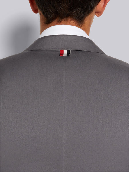 COTTON SUITING ENGINEERED 4-BAR CLASSIC SPORT COAT MED GREY