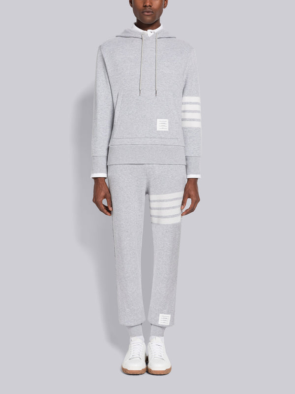 CASHMERE WAFFLE 4-BAR HOODIE PULLOVER - image 3