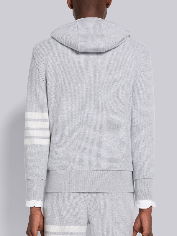 CASHMERE WAFFLE 4-BAR HOODIE PULLOVER - image 2