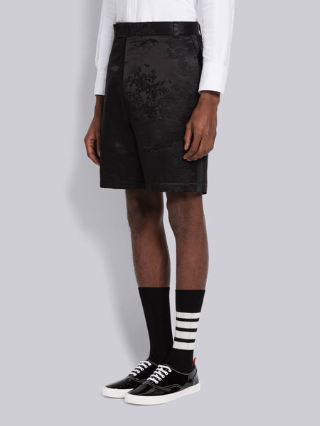 RWB STRIPE TAILORED SHORTS BLACK