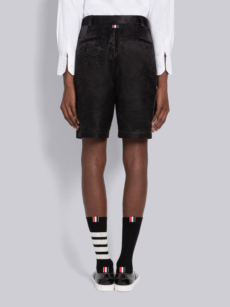RWB STRIPE TAILORED SHORTS BLACK
