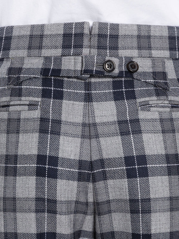 TARTAN WOOL TWILL BACKSTRAP TROUSER - image 5