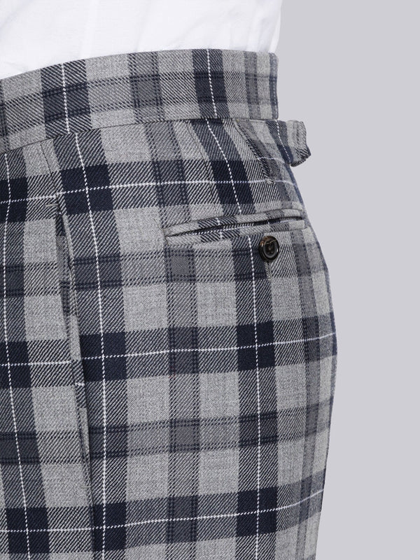 TARTAN WOOL TWILL BACKSTRAP TROUSER - image 6