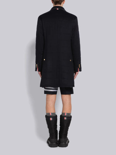 CHESTERFIELD CASHMERE DOWN FILLED JACKET NAVY