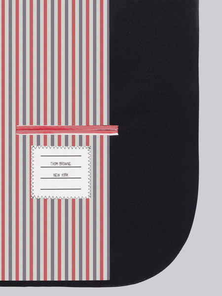 WOOL GABARDINE HIGH ARMHOLE SPORT COAT NAVY