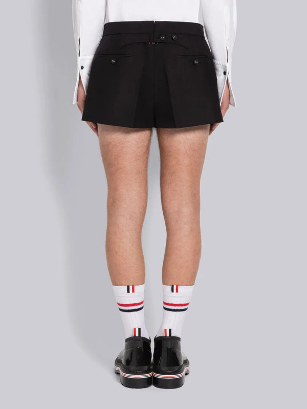 WOOL MOHAIR MID RISE SHORTS - image 2