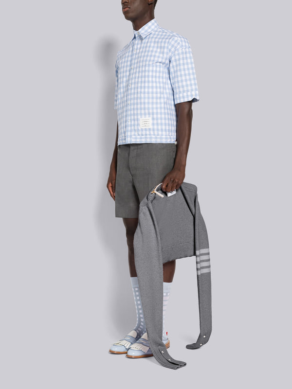 JERSEY STITCH MERINO CREW NECK SWEATER SHELL BAG - image 2