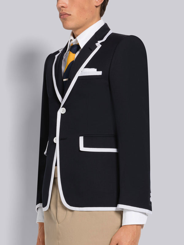 STIFF WOOL GABARDINE CLASSIC SPORT COAT - image 2