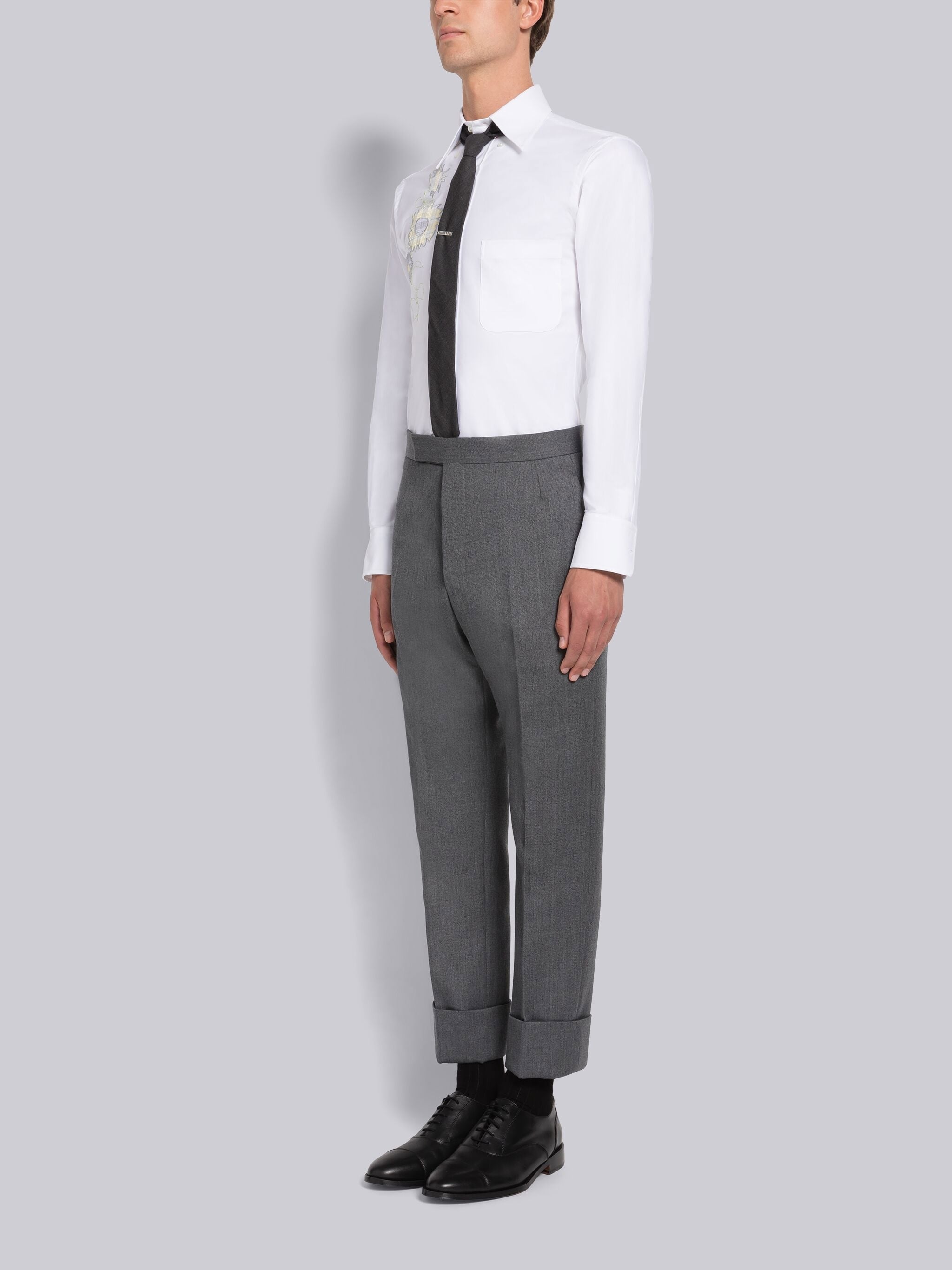 VITELLO CALF LEATHER CAP TOE OXFORD | Thom Browne