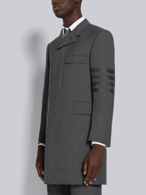 PLAIN WEAVE 4-BAR CHESTERFIELD OVERCOAT - image 2