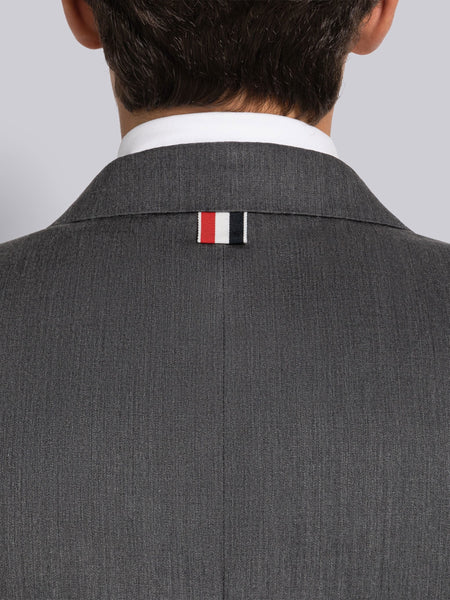 STIFF WOOL GABARDINE CLASSIC SPORT COAT ミディアム グレー