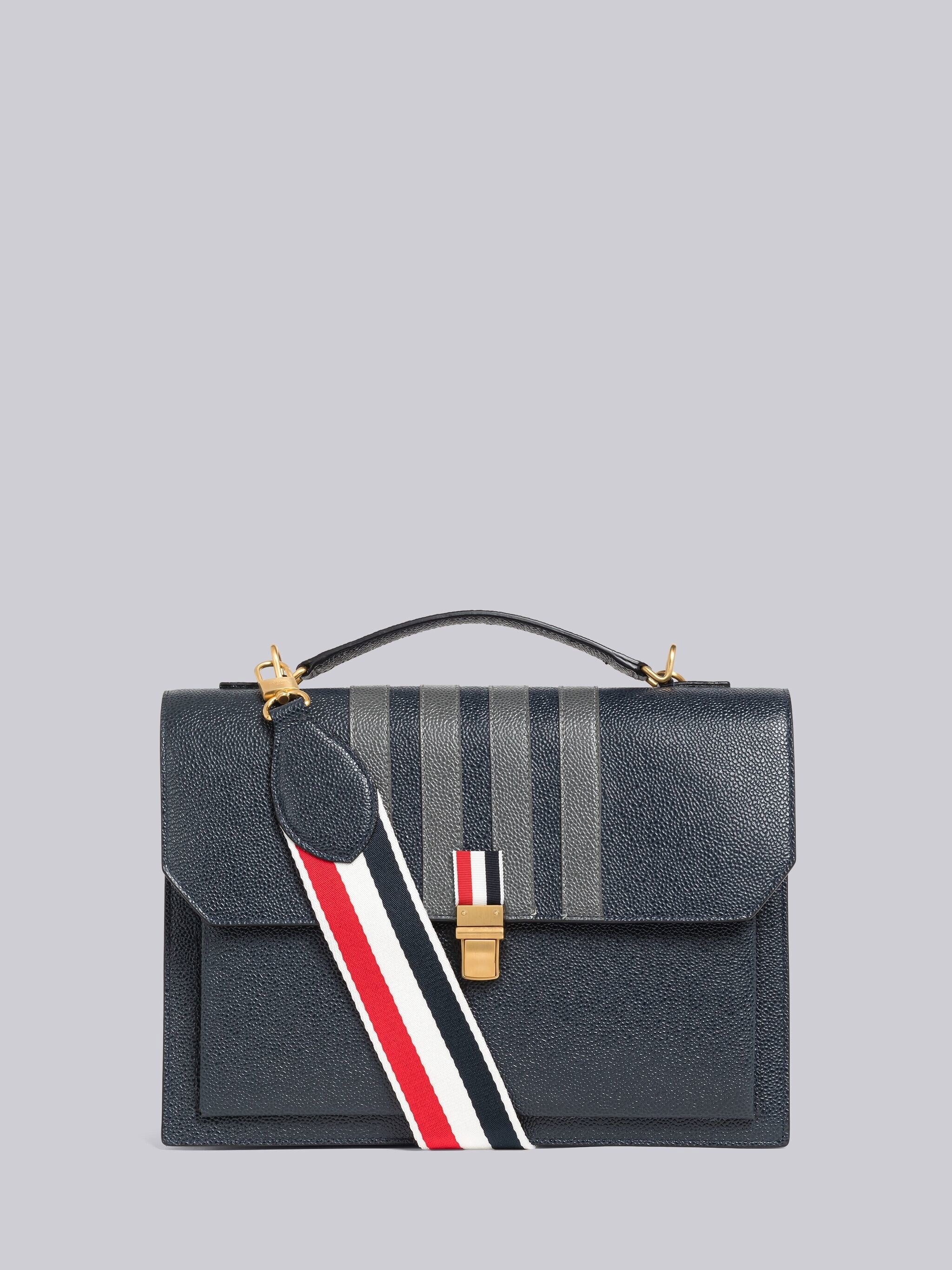 旧正月 ペブルグレイン 4BAR ヘビ バッグ | Thom Browne