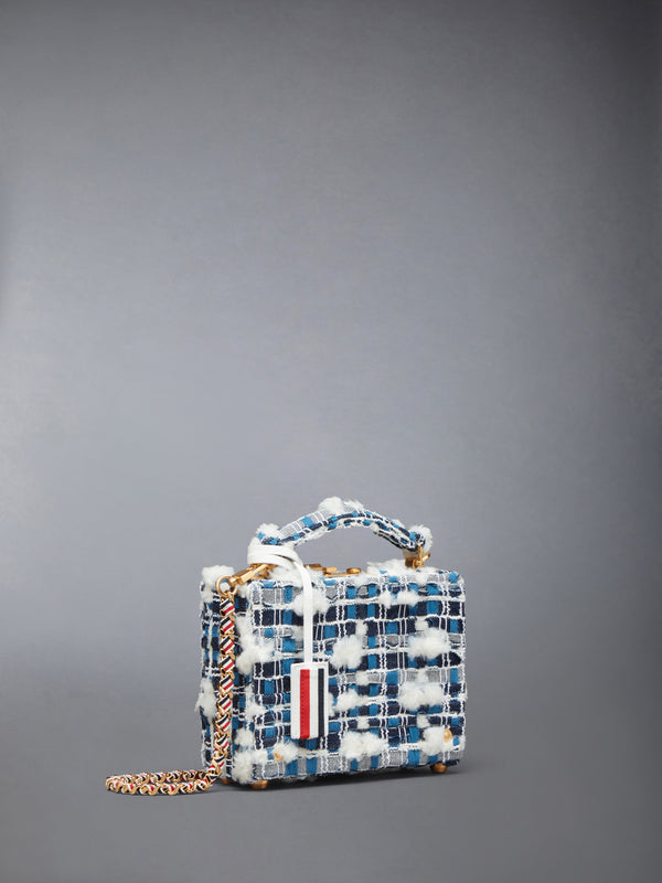 DENIM POUF TWEED MICRO ATTACHE CASE - image 2