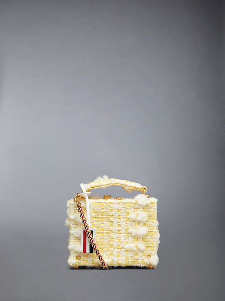 TWILL POUF TWEED WOVEN ATTACHE CASE