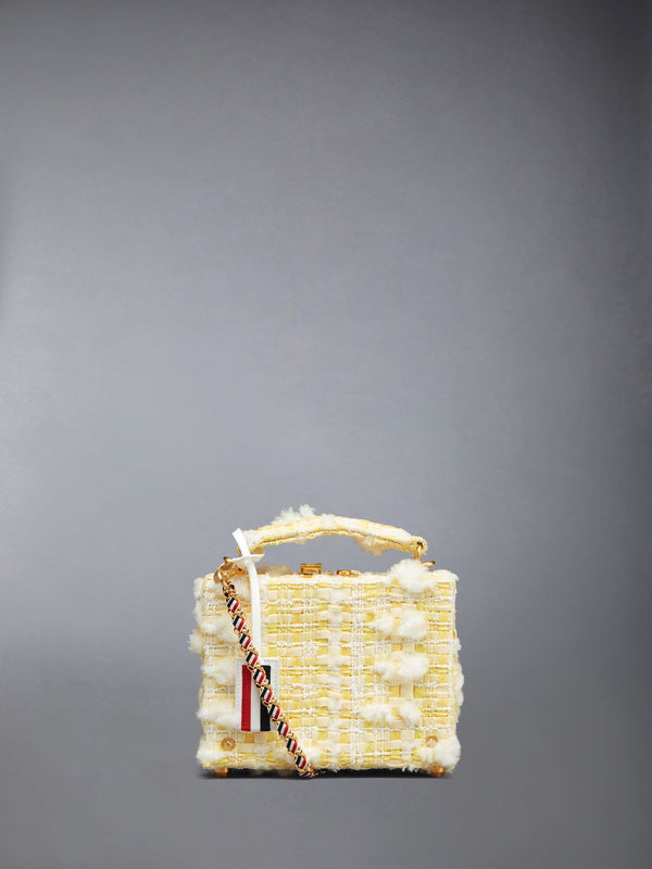 TWILL POUF TWEED WOVEN ATTACHE CASE - featured image
