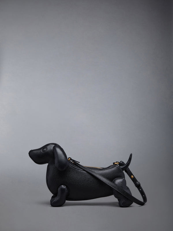 HECTOR BAGUETTE BAG IN PEBBLE GRAIN - featured image