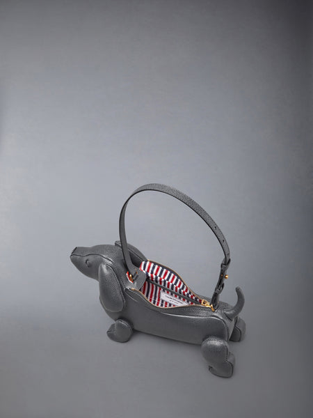 PEBBLE GRAIN HECTOR BAGUETTE BAG