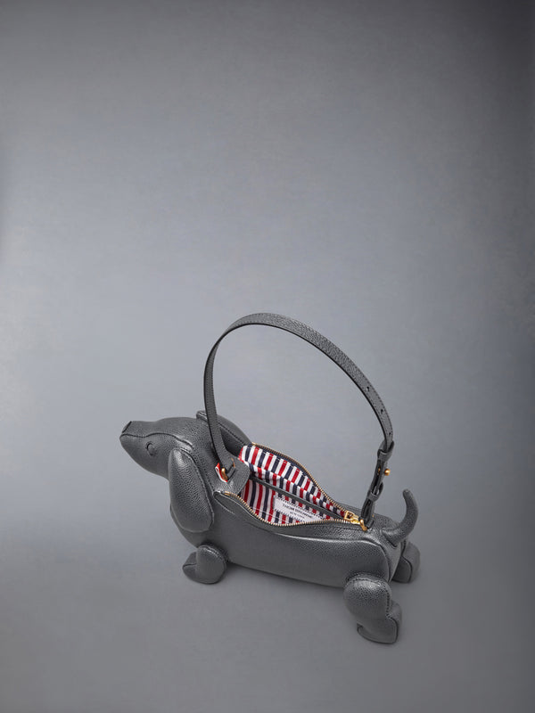 PEBBLE GRAIN HECTOR BAGUETTE BAG - image 5
