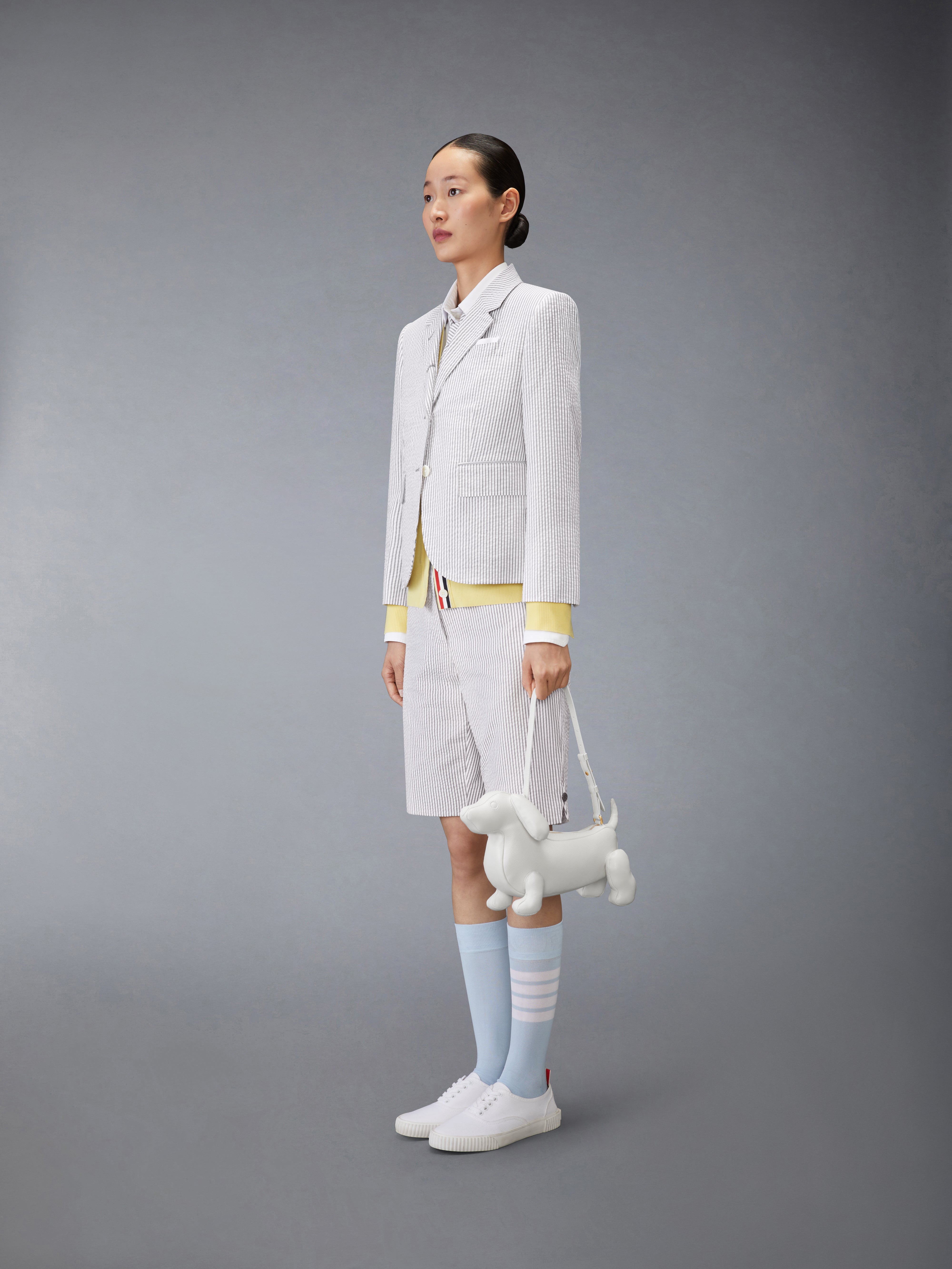 ペブルグレインHECTOR バゲットバッグ | Thom Browne