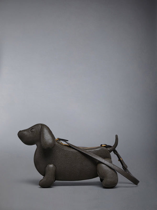 HECTOR BAGUETTE BAG IN PEBBLE GRAIN - featured image
