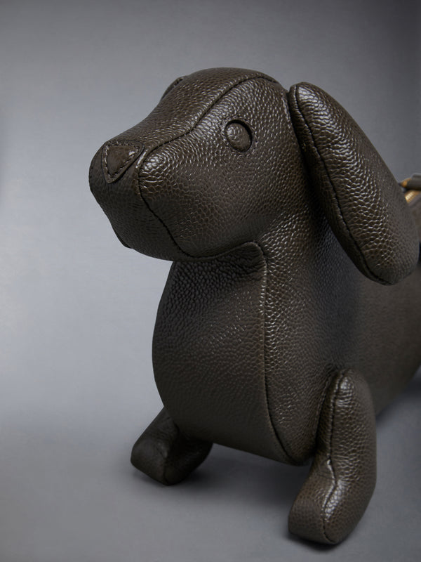HECTOR BAGUETTE BAG IN PEBBLE GRAIN - image 6