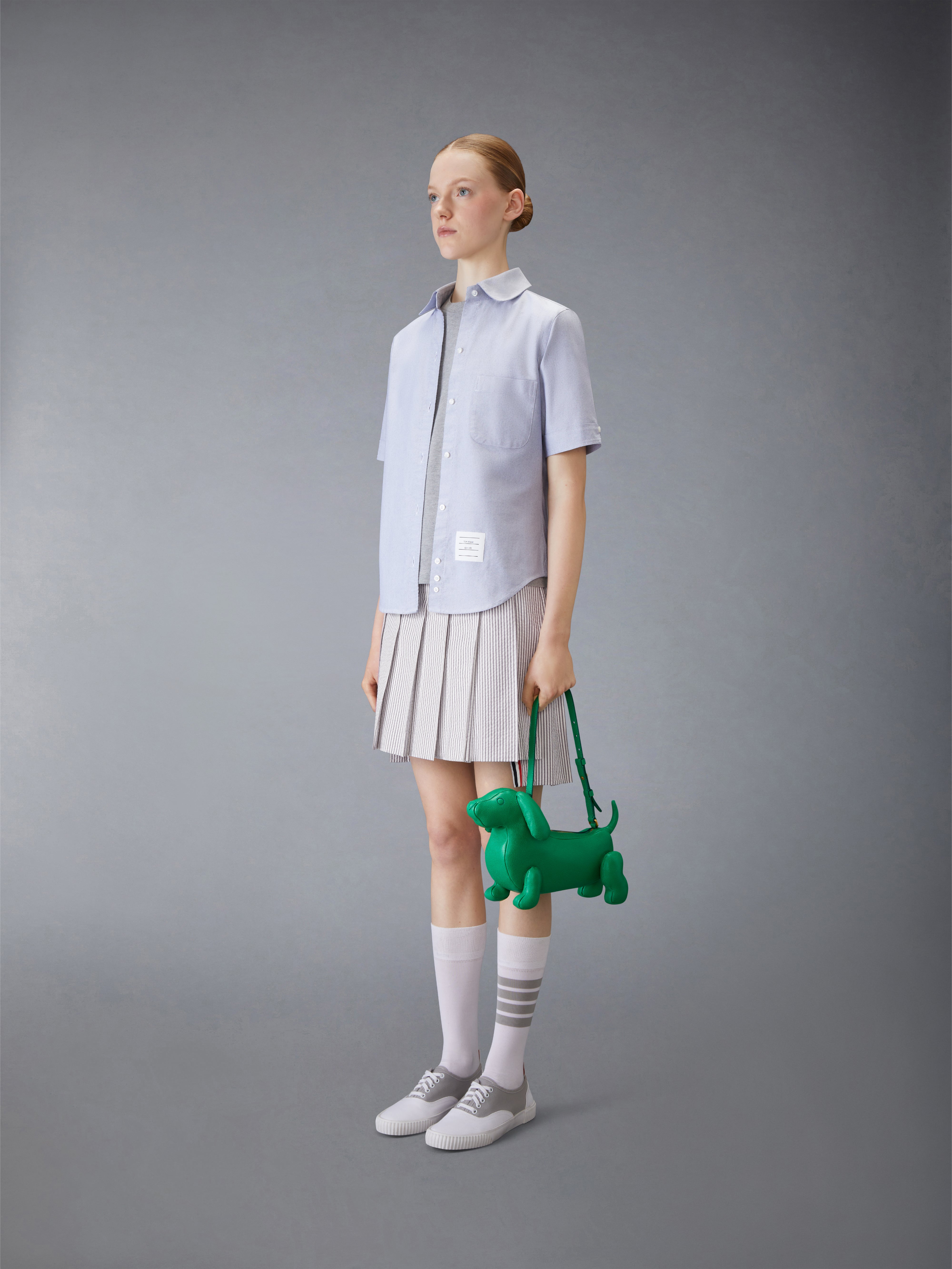 ペブルグレインHECTOR バゲットバッグ | Thom Browne
