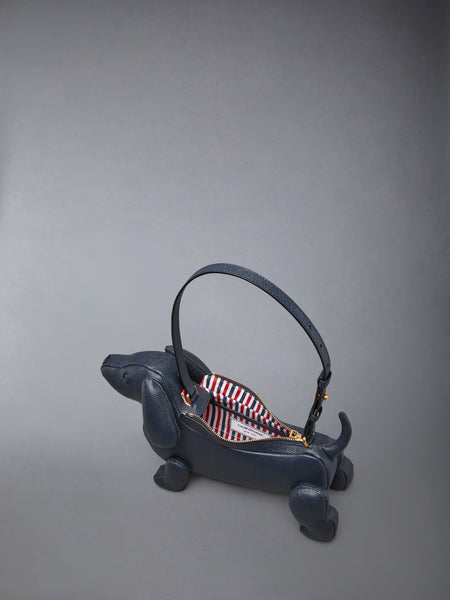 PEBBLE GRAIN HECTOR BAGUETTE BAG