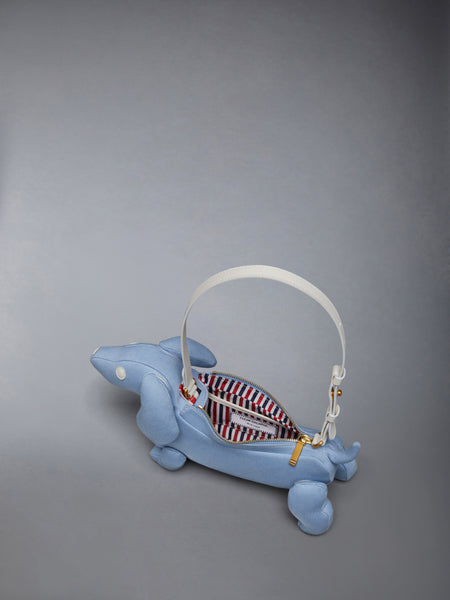 HECTOR BAGUETTE BAG IN SELVEDGED DENIM