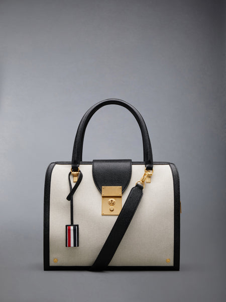 COTTON CANVAS MRS. THOM BAG BLACK