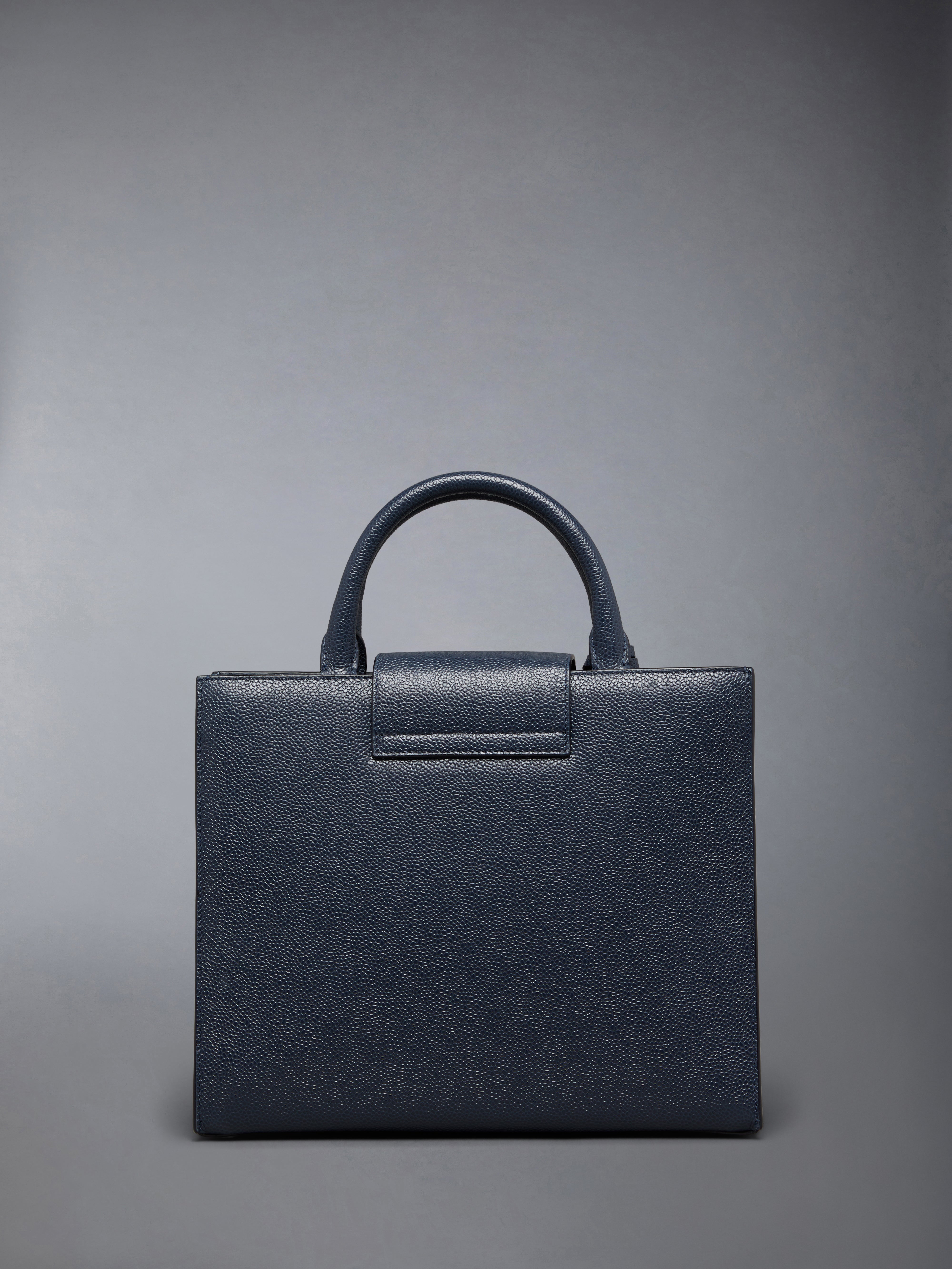 ★THOM BROWNE★ペブルグレーンスモールトート Pebble Grain Small Mr. Thom Tote | Thom Browne